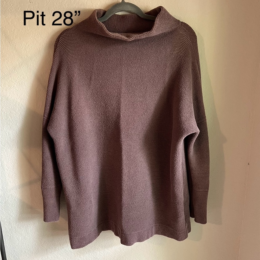 Free People Ottoman Slouchy Tunic Sweater Dress in Nutmeg